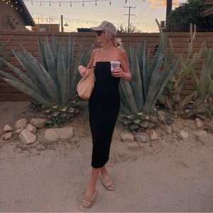 Sweater knit maxi dress